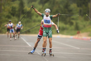 Skiroll, medaglia d'oro per il bovesano Francesco Becchis ai mondiali in Lettonia