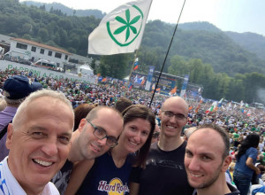 Oltre 350 cuneesi a Pontida per la manifestazione della Lega