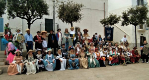 La maschera buschese 'Buscaja' ospite a Conversano in Puglia