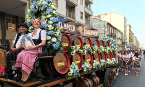 Tutto pronto per la grande parata che apre la IV edizione del Paulaner Oktoberfest Cuneo 2019
