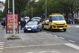 Incidente in corso IV Novembre a Cuneo, ferito un motociclista