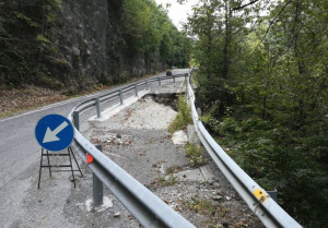 Sistemazione del dissesto sulla provinciale 178 tra Garessio e Pamparato, c'è il progetto