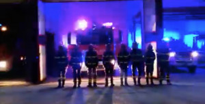 Anche i Vigili del Fuoco di Busca hanno ricordato i colleghi caduti a Quargnento (VIDEO)
