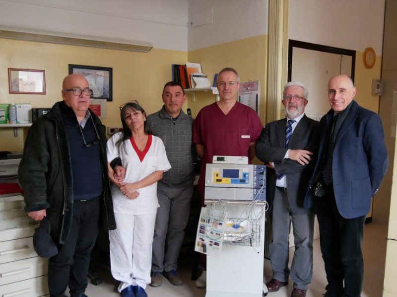 Dalla Fondazione CRS una nuova colonna per Endoscopia per l'ospedale di Saluzzo