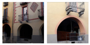 'Balconi crollati, pareti annerite dallo smog: ecco gli effetti del passaggio dei tir in centro a Demonte'