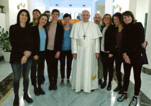Una seconda delegazione del reparto di Neurochirurgia del 'Santa Croce' ha incontrato Papa Francesco