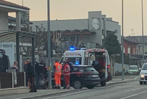 Cuneo, intervento del 118 in soccorso a un ciclista
