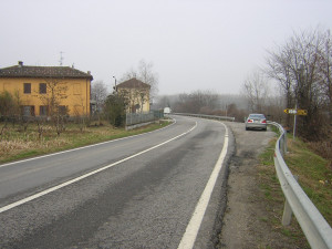 C'è il progetto di rettifica delle curve sulla provinciale 7 Roddi-Pollenzo in località Toetto