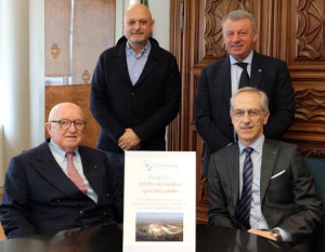 Dalla Banca di Cherasco una borsa di studio per il nuovo ospedale Alba-Bra 