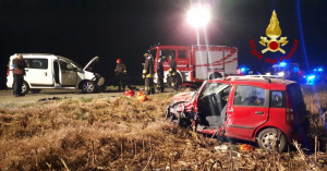 Frontale a Cavallermaggiore, una donna è ferita
