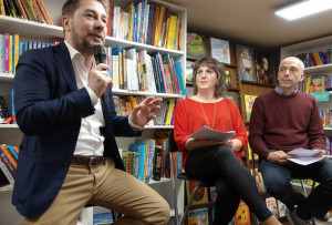 Gian Maria Aliberti Gerbotto al Caffè Letterario di Bra: 'Contro il bullismo, fai rumore!'