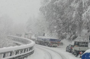 Maltempo, chiudono il tunnel di Tenda e il colle della Maddalena