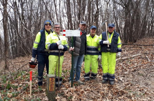 Busca, ripristino e pulizia dei sentieri collinari a cura della Protezione civile