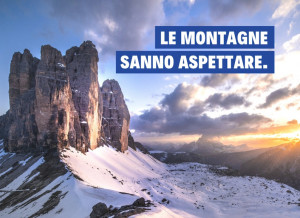 'Le montagne sanno aspettare': anche dal CAI l'invito a restare a casa