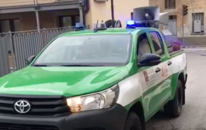 'Restate in casa': l'appello della Protezione Civile per le strade di Borgo San Dalmazzo