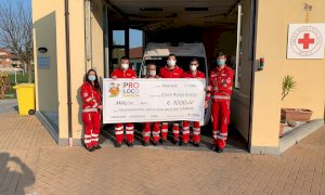 Dalla Pro loco di San Chiaffredo mille euro per la Croce Rossa di Busca