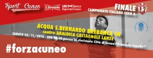 L'Acqua San Bernardo Bre Banca Cuneo sfida l'Araldica Castagnole Lanze