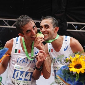 I gemelli Bernard e Martin Dematteis alla Maratona di New York