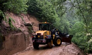 Maltempo, diverse frane nella zona di Valmala