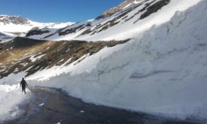 Val Varaita, iniziati i lavori di sgombero neve verso il colle dell’Agnello