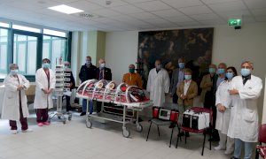 Dall'associazione 'ASSO' materiale per 50 mila euro per l'ospedale di Mondovì