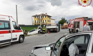 Scontro tra tre auto a Morozzo, non ci sono feriti gravi