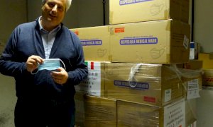 Donazione alla Provincia di 50 mila mascherine dalla città cinese di Jinjiang, gemellata con la Granda