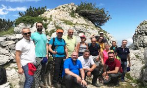 Il vicepresidente della Regione Fabio Carosso in visita nel parco del Marguareis
