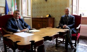 Il sindaco di Alba Bo e il vicepresidente della Crc Cappello a confronto sull'Ops di Intesa su UBI