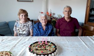 Chiusa Pesio ha festeggiato i cento anni di Maddalena Baudino