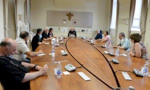 Alba, il vescovo Brunetti ha incontrato una delegazione di dipendenti Miroglio