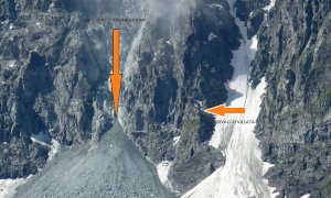 Frane sul Monviso: il bivacco Villata non è stato interessato, ma non è utilizzabile