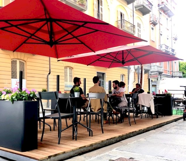 Sono 122 i bar e ristoranti di Cuneo che hanno presentato domanda per avere un dehors