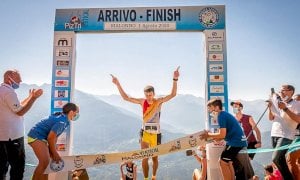 Henry Aymonod della Sportification Cuneo vince il Piz Tri Vertical 2020