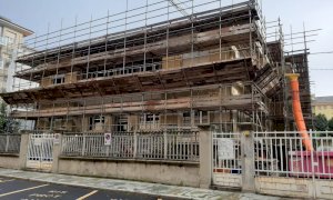 Cuneo: lavori in corso nella palazzina accanto alla Provincia per creare 10 nuove aule scolastiche