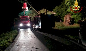 Maltempo, oltre cinquanta interventi dei Vigili del Fuoco dopo il nubifragio sulla Granda