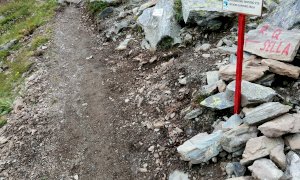 Sistemato il sentiero alternativo per l’accesso al Rifugio Quintino Sella