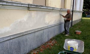 Beinette, risistemato l'esterno della Scuola Primaria