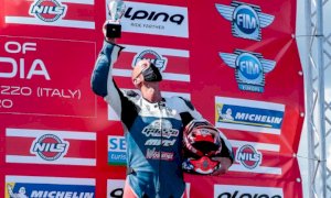 Supermoto, fantastico doppio podio Europeo per Mauro Cucchietti e Kevin Negri