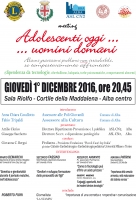 “Adolescenti oggi... uomini domani”
