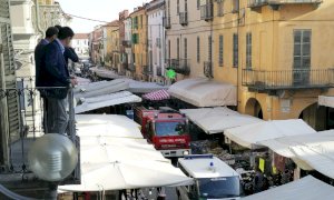 Esercitazione antincendio al mercato di Fossano: ''Prova necessaria dopo anni di immobilismo''