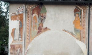 Peveragno, restaurati gli affreschi della cappella di San Rocco, protettore dalle epidemie