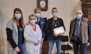 Due tablet donati al reparto di Medicina Interna dell'ospedale di Savigliano