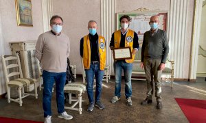 Al 'Lions' Busca e valli un riconoscimento per l'attività svolta durante il lockdown