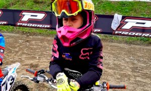 Una bambina buschese vince il campionato interregionale di motocross	