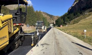 Proseguono i lavori sulla statale 21: interventi a Sambuco, Vinadio e Pietraporzio