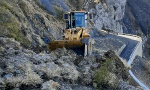 Interventi di ripristino sull'Alta Via del Sale dopo l'alluvione di inizio ottobre