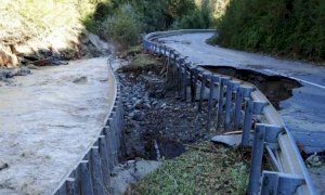Riaperta la strada provinciale 164 verso Pamparato