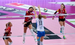 Pallavolo A1/F: Bergamo passa al Pala UBI Banca, Cuneo k.o. nel recupero