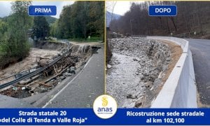 Proseguono gli interventi dell'Anas lungo la statale 20 del Colle di Tenda
